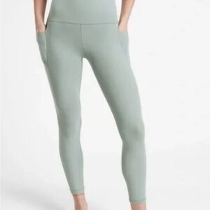 Athleta Women's Sage Green Stash Packets Leggings